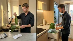 Acelga fresca por mais tempo no frigorífico: o truque simples da humidade certa